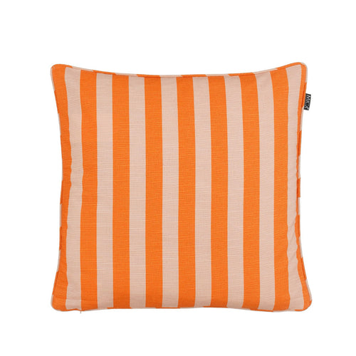 Kim Striped Orange Garden Cushion