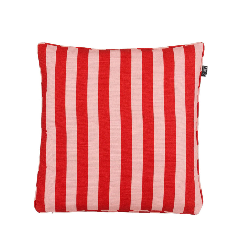 Kim Striped Red Garden Cushion