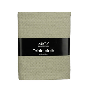 Mandy Green Fabric Tablecloth (250 cm)