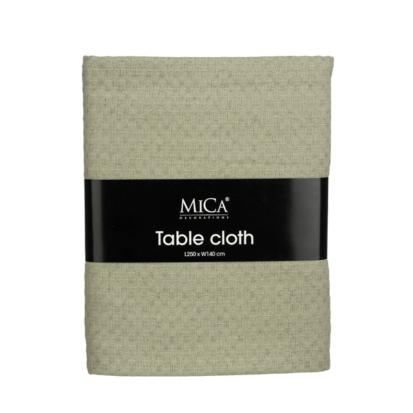 Mandy Green Fabric Tablecloth (250 cm)