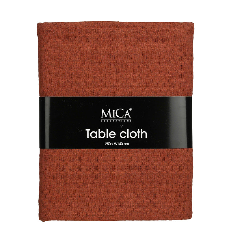 Mandy table cloth brown - l250xw140cm