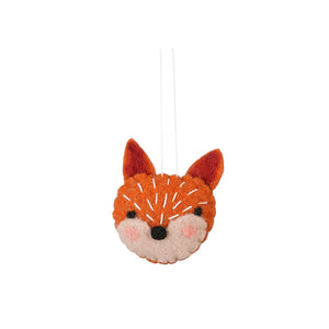 Orange Fox Ornament (7.5cm)