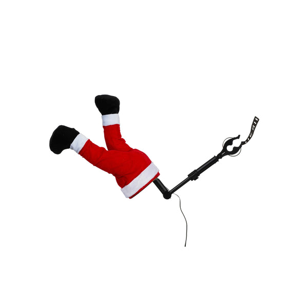Red Santa Legs With Adapter (35cm)