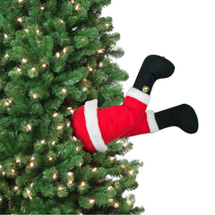 Red Santa Legs With Adapter (35cm)
