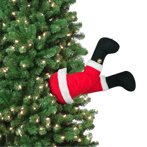 Red Santa Legs With Adapter (35cm)