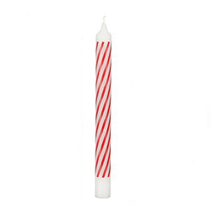 Red Striped Candle (25cm)