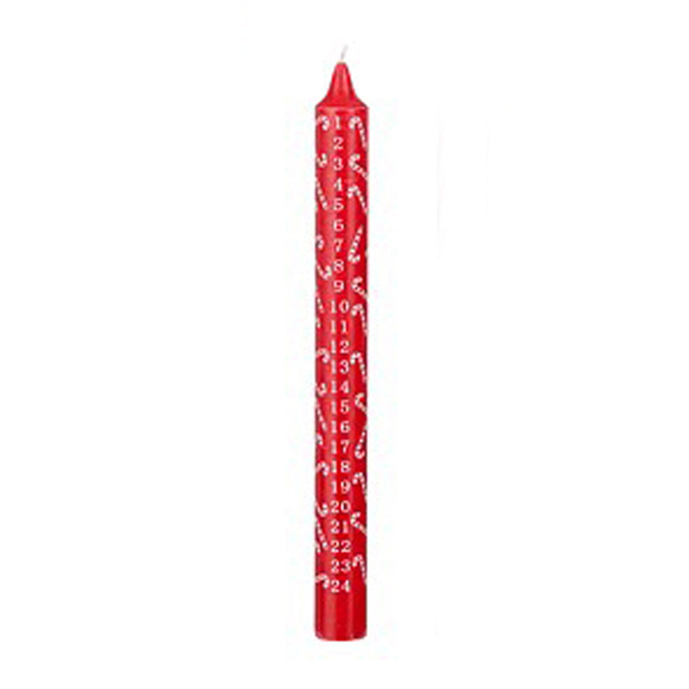 Red Candy Deco Candle (25cm)