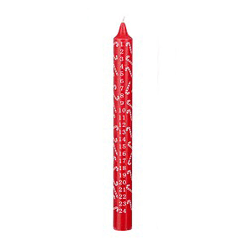 Red Candy Deco Candle (25cm)
