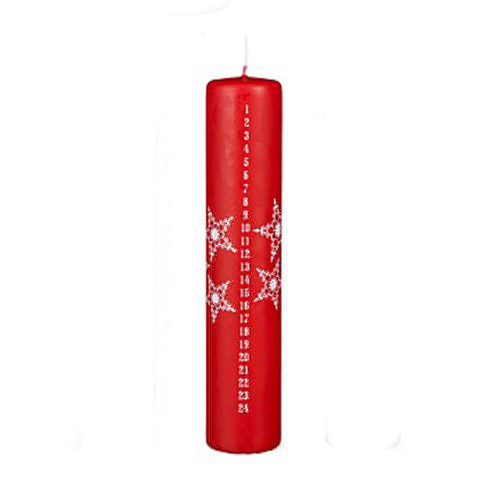 Red Advent Candle (25cm)