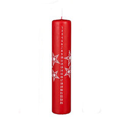 Red Advent Candle (25cm)