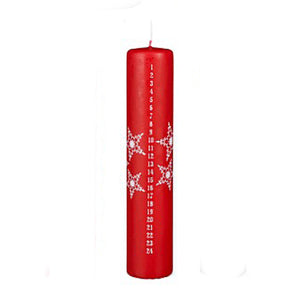 Red Advent Candle (25cm)
