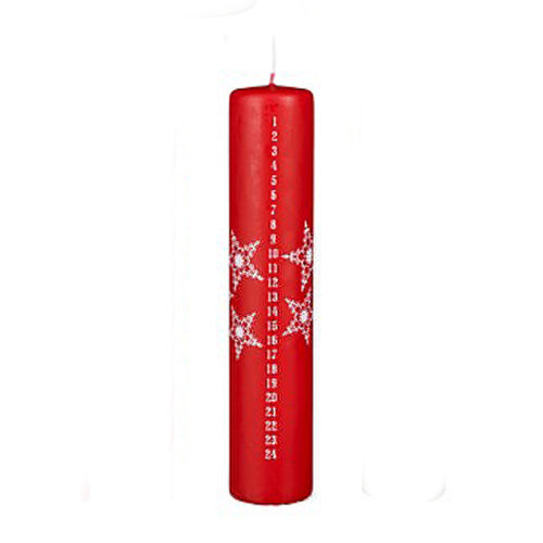 Red Advent Candle (25cm)