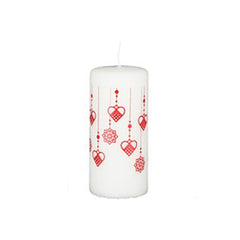 White Pillar Candle (15cm)