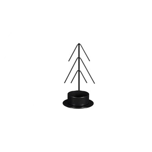 Black Tealight Holder (11.5cm)
