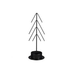 Black Tealight Holder (16.5cm)