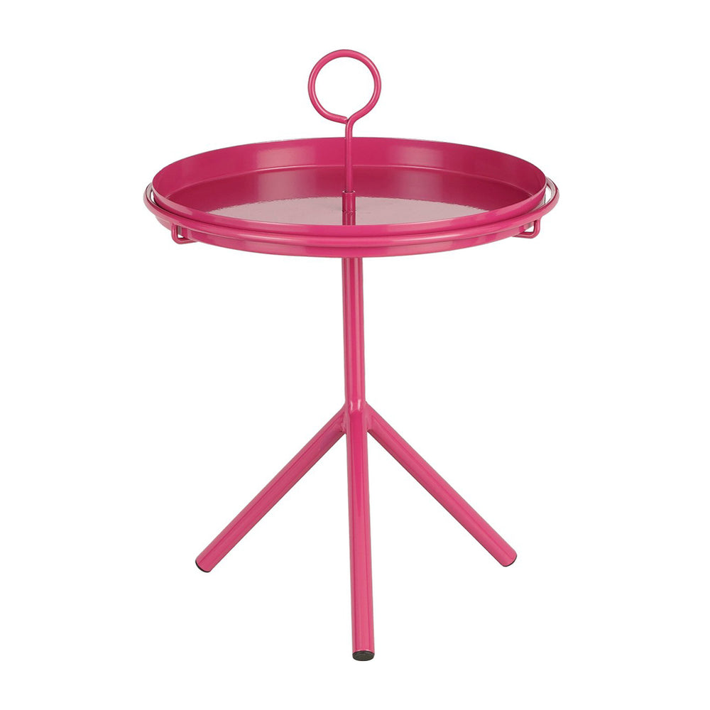 Fushia Aston Table with Tray (41.5 cm)