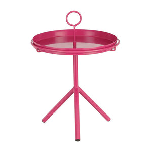 Fushia Aston Table with Tray (41.5 cm)