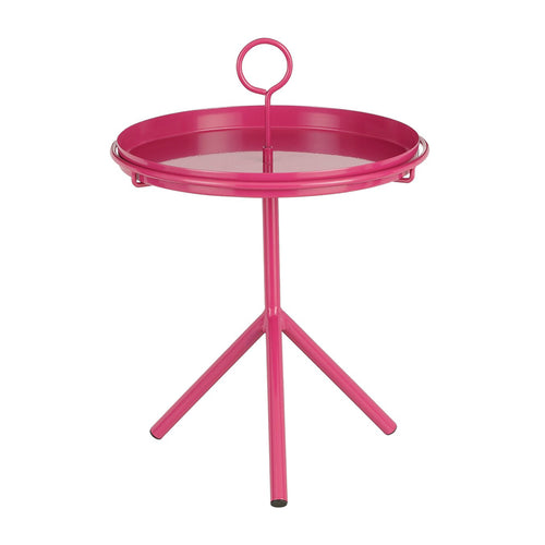 Fushia Aston Table with Tray (41.5 cm)