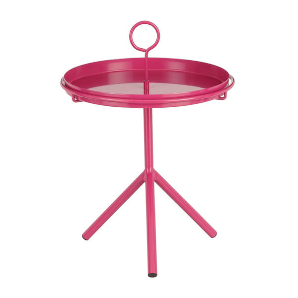 Fushia Aston Table with Tray (41.5 cm)