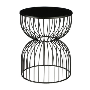 Black Adamo Side Table (38 cm)