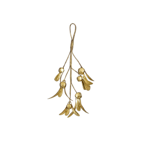 Gold Mistletoe Bell Pick (24cm)