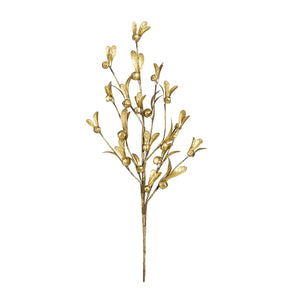 Gold Mistletoe Bell Pick (60cm)