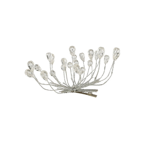 Transparent Flower Clip (15cm)