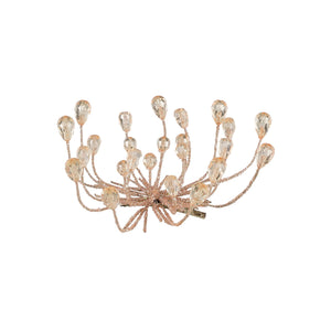 Peach Flower Clip (15cm)