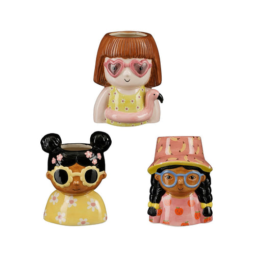Funny Girl Mini Planter Trio (16 cm) - Each At
