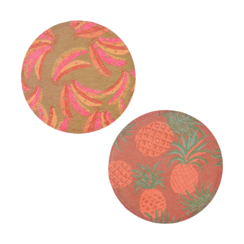 Pink Green Placemat 2 Designs (38 cm) - Each At