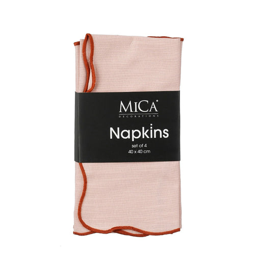 Solid Pink Cloth Napkins (40 cm)