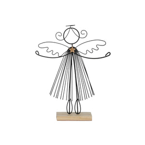 Black Angel Decoration (23cm)