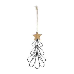 Black Tree Ornament (15cm)