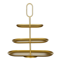 Rama decoration tiered stand gold - l48xw20xh55cm