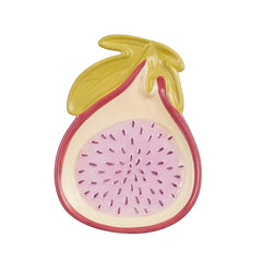 Purple Fresh Fig Plate (19 cm)