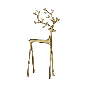 Gold Reindeer Decoration (41cm)