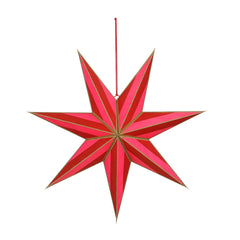 Red Gonda Hanging Star (60cm)