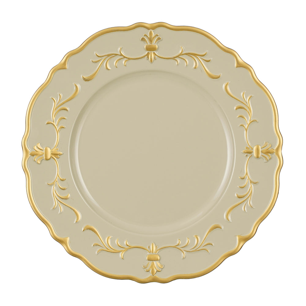 Mila White Decoration Plate (33cm)