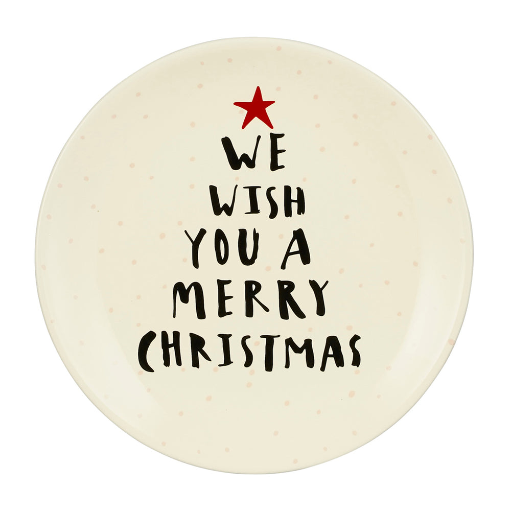 Merry Christmas Breakfast Plate (20cm)