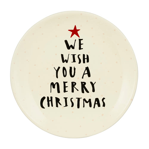 Merry Christmas Breakfast Plate (20cm)