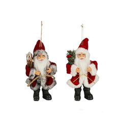 Red Santa Ornament Figure (18cm)