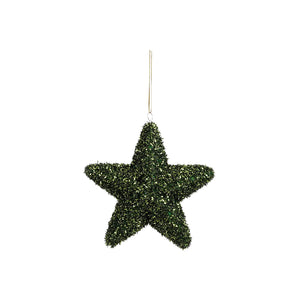Dark Green Star Ornament (15cm)