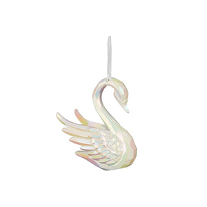 White Swan Ornament (10cm)