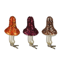 Glass Mushroom Clip (12cm)