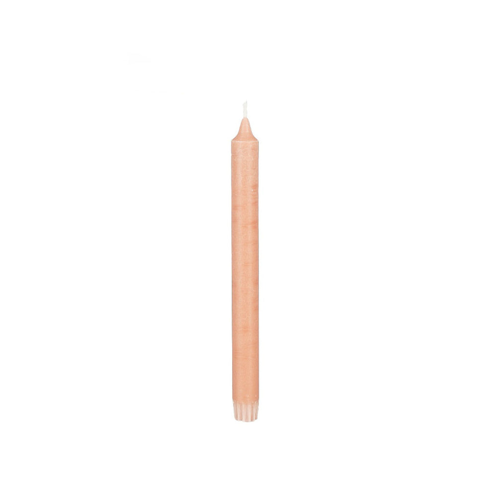 Premium Pink Stearin Dinner Candles - (25 cm)