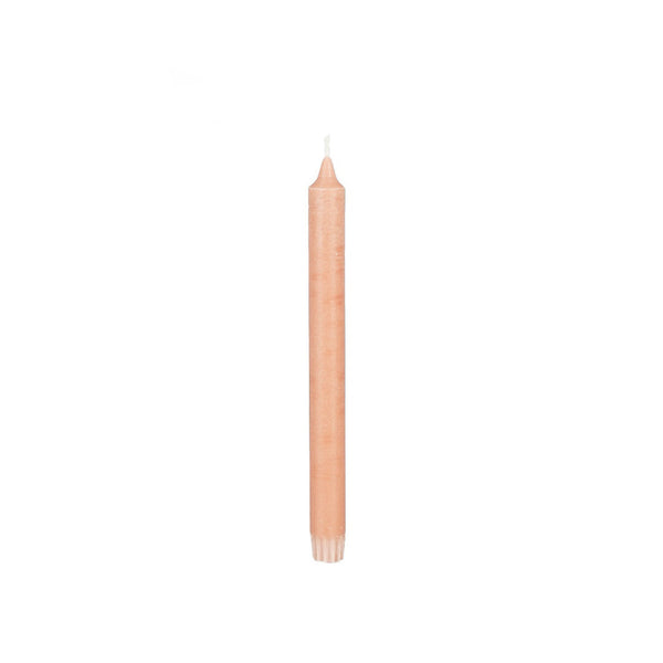 Premium Pink Stearin Dinner Candles - (25 cm)