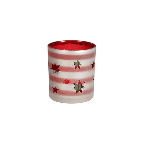 Red Star Tealight Holder (8cm)
