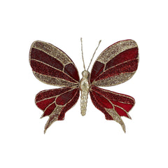 Red Butterfly Clip (16cm)