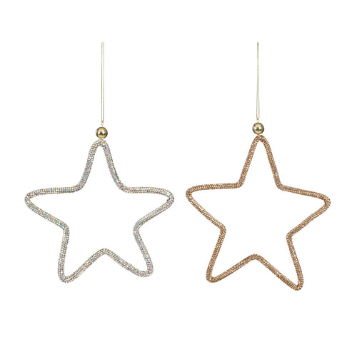 Diamond Star Ornament (14cm)