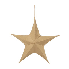 Light Brown Hanging Star (60cm)